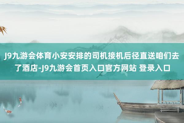 J9九游会体育小安安排的司机接机后径直送咱们去了酒店-J9九游会首页入口官方网站 登录入口